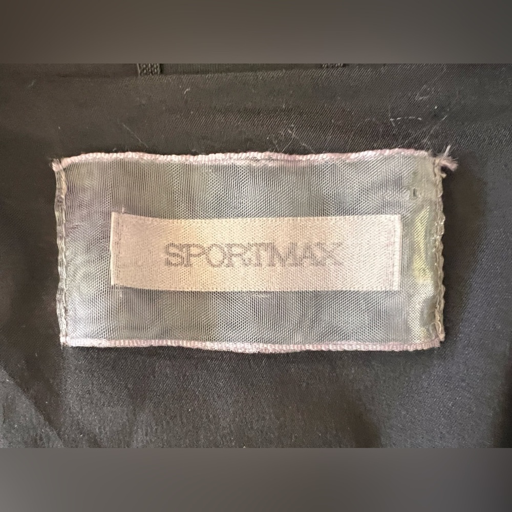SPORTMAX Sz 6 Black Italian Designer Blazer Jacket Originally $1280 - Picture 2 of 5